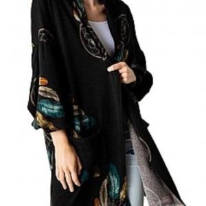Long Sleeve Cardigan - Black